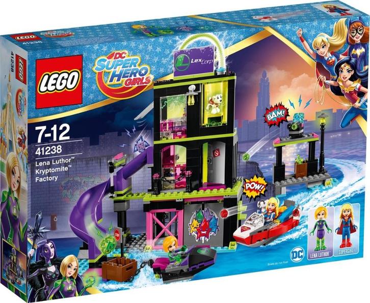 LEGO DC Super Hero Girls Lena Luthor Kryptomite-fabriek, Kinderen en Baby's, Speelgoed | Duplo en Lego, Nieuw, Lego, Complete set
