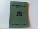 Monsterboekje Zeemansboek 13 mei 1959, Ophalen of Verzenden, Gebruikt