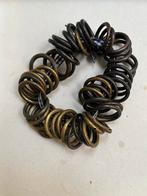 Vintage Metalen Gordijnringen. 47 stuks.  2 cm., Bruin, Minder dan 50 cm, Gebruikt, Ophalen of Verzenden