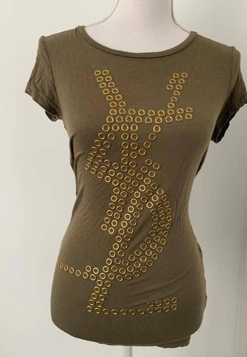 Originele My Brand shirt maat XS!, Kleding | Dames, T-shirts, Gedragen, Maat 34 (XS) of kleiner, Groen, Korte mouw, Verzenden