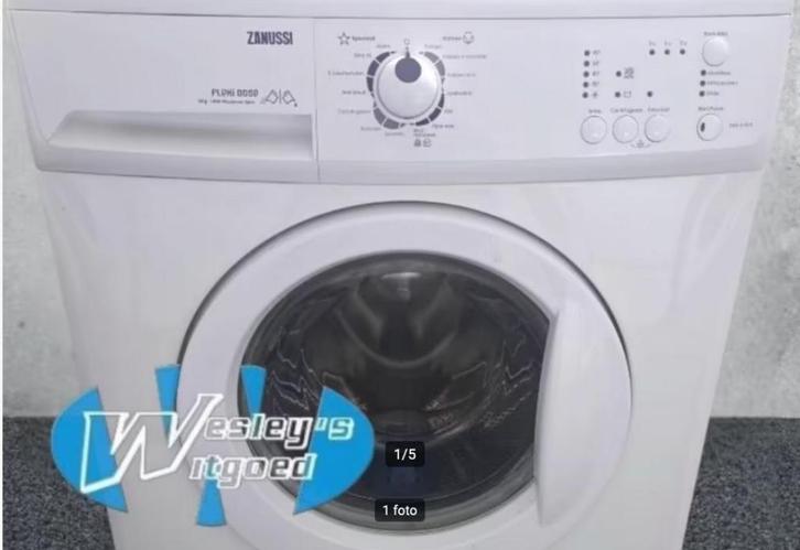 Zanussi wasmachine 6 kg, 1400 tpm, Wesley's Witgoed, Witgoed en Apparatuur, Wasmachines, Gebruikt, Voorlader, 6 tot 8 kg, 85 tot 90 cm