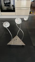 Bijna gratis; Hala lamp, 3 lampjes voir aan het plafond rvs, Ophalen, Gebruikt, Metaal of Aluminium, Plafondspot of Wandspot