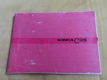 Konica 35 camera gebruiksaanwijzing  beschikbaar voor biedingen