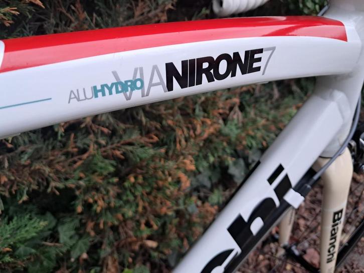 mooie BIANCHI Via Nirone 7 Ultegra Triple, maat 59 cm, Fietsen en Brommers, Fietsen | Racefietsen, Zo goed als nieuw, Heren, Overige merken