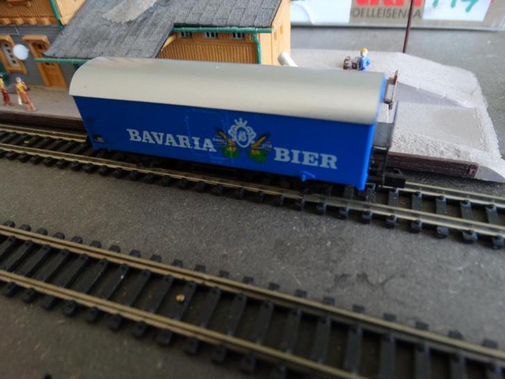 N-Spoor: ARNOLD, 4555.59. BAVARIA BIER, NS. ZGAN/OVP, Hobby en Vrije tijd, Modeltreinen | N-Spoor, Zo goed als nieuw, Wagon, Gelijkstroom of Wisselstroom