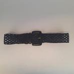 Lederen brede zwarte dames riem, 85cm, Kleding | Dames, Riemen en Ceinturen, 80 tot 90 cm, 5 cm of meer, Tailleriem, Ophalen of Verzenden