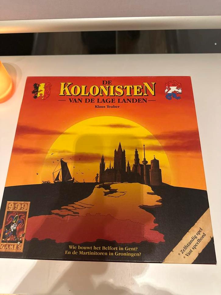 Kolonisten van de Lage Landen - Nieuw!, Hobby en Vrije tijd, Gezelschapsspellen | Bordspellen, Zo goed als nieuw, Drie of vier spelers