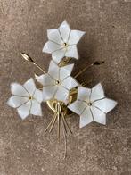 Murano glazen bloemen wandlamp , jaren 80