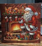 Diverse leuke kerst kaarten met glinsterende glas diamantjes, Ophalen, Nieuw