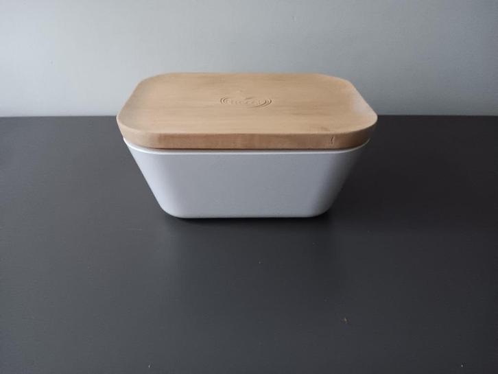Becel botervloot met houten deksel, Huis en Inrichting, Keuken | Keukenbenodigdheden, Gebruikt, Ophalen of Verzenden