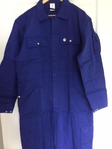 Kobaltbl. Overalls 100% Katoen met drukknopen en kniezakken beschikbaar voor biedingen