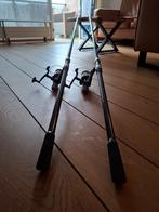 twee karperhengels set, Watersport en Boten, Hengelsport | Karpervissen, Ophalen, Zo goed als nieuw, Complete set