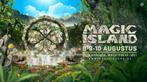 Magic island 2 tickets zaterdag € 10,-, Tickets en Kaartjes, Evenementen en Festivals, Twee personen