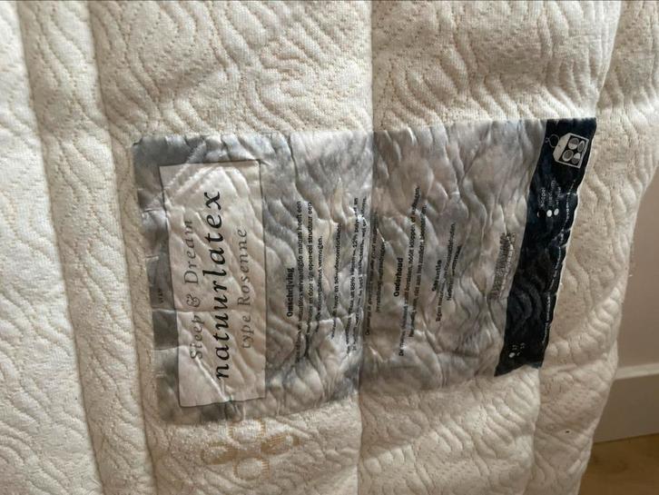 Hoog kwalitatief natuurlatex matras - sleep&dream - morpheus, Huis en Inrichting, Slaapkamer | Matrassen en Bedbodems, Zo goed als nieuw