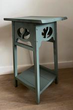 Antiek houten plantentafeltje, Huis en Inrichting, Woonaccessoires | Zuilen en Pilaren, Ophalen, Gebruikt