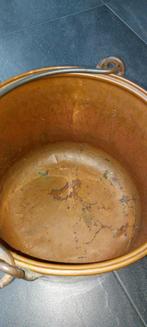 Oude Koperen Ketel 38cm rond en 31cm hoog, Ophalen