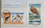 2 postzegels Schotland STAFFA, vogels, Ophalen of Verzenden, Gestempeld, Dier of Natuur