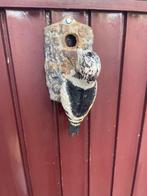 Vintage Specht Deurklopper Vogelhuisje Metaal, Ophalen