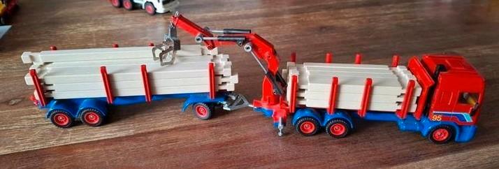 Siku Super Series 3812 DAF95 garagetransport, Hobby en Vrije tijd, Modelauto's | 1:50, Zo goed als nieuw, Bus of Vrachtwagen, SIKU