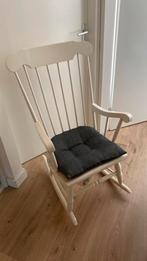 Schommelstoel wit voor bijvoorbeeld babykamer, Ophalen, Gebruikt, Wit, Eén