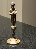 XIXe E. bronzen Pijpstamper brons pijp vuller tabak stamper, Ophalen of Verzenden