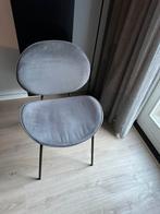 4 grijze stoelen., Huis en Inrichting, Stoelen, Ophalen, Zo goed als nieuw, Metaal, Vier