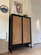 Rotan Kast met Schuifdeuren - 40x95x140cm, Huis en Inrichting, Ophalen, 25 tot 50 cm, 100 tot 150 cm, Modern