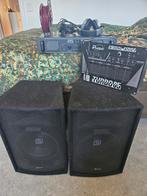 Skytec SL10 SPL500 dj-set: versterker, mixer en speakers, Ophalen, Zo goed als nieuw, Overige merken