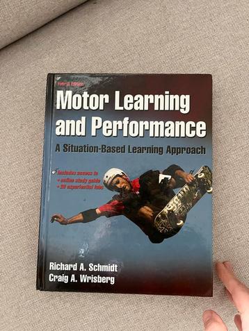 Motor Learning and Performance - Schmidt & Wrisberg beschikbaar voor biedingen
