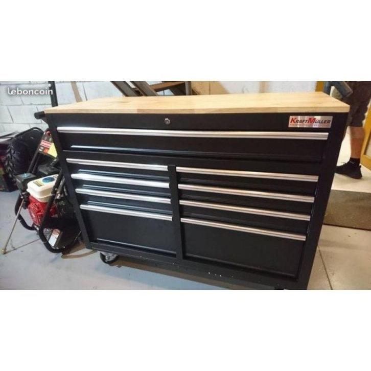 Werkbank met gereedschapskast 9 laden kraftmuller proline, Doe-het-zelf en Verbouw, Werkbanken, Nieuw, 120 tot 170 cm, Ophalen of Verzenden