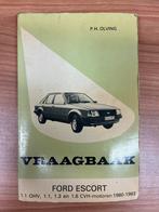 Vraagbak Ford Escort 1.1 OHV 1,3 1,6 CHV motoren 1980-1983, Auto diversen, Ophalen of Verzenden