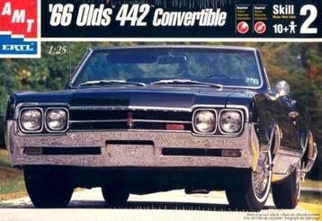 Bouwdoos 1966 Olds 442 convertible AMT beschikbaar voor biedingen