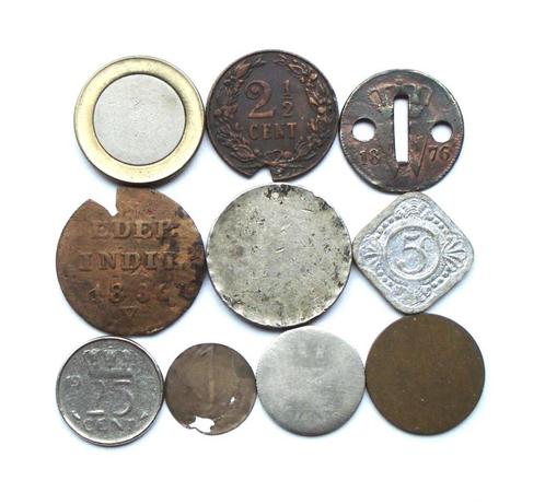 Nederland en NL overzee lot jet 10 rariteiten e.d., Postzegels en Munten, Munten | Nederland, Zilver, Ophalen of Verzenden