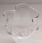 Kleine waaiervaas., Ophalen of Verzenden, Overige kleuren, Glas, Minder dan 50 cm