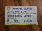 ⚽ Ticket Uefa-cup Leeds Utd - Partizan Belgrado 1999-2000 ⚽, Verzenden, Buitenlandse clubs, Overige typen