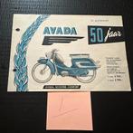 AVADA 1961 (#1) Bromfiets Folder, Verzenden, Gelezen, Folder