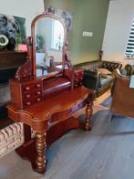 antieke Victoriaanse mahonie kaptafel, Ophalen, Gebruikt, 100 tot 150 cm, 150 tot 200 cm