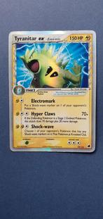 Tyranitar ex 99/101 holo pokemon kaart, Ophalen of Verzenden, Zo goed als nieuw, Losse kaart