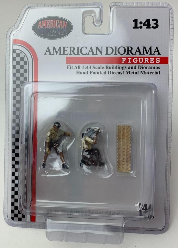 Mechanic Crew 4x4 Camel Trophy Metal Figures set no 4, 1/43, Hobby en Vrije tijd, Modelauto's | 1:43, Nieuw, Auto, Overige merken