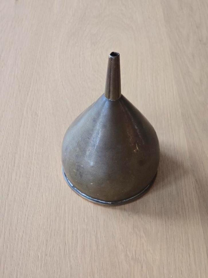 Prachtige antieke bolle koperen trechter eind 19e begin 20st, Antiek en Kunst, Antiek | Koper en Brons, Koper, Ophalen of Verzenden