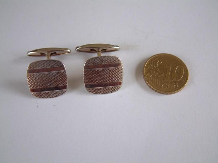 Mooie oude manchetknopen nr 1., Sieraden, Tassen en Uiterlijk, Manchetknopen, Gebruikt, Overige materialen, Ophalen of Verzenden
