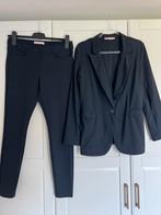 Studio anneloes set M five pocket broek & fran blazer blauw, Maat 38/40 (M), Blauw, Ophalen of Verzenden, Zo goed als nieuw