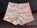 Korte broek neon bloemen divdede H & M 38 rits, Kleding | Dames, Broeken en Pantalons, Maat 38/40 (M), H&M, Overige kleuren, Kort