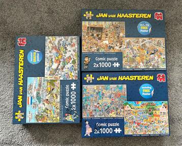 Jan van Haasteren puzzels 1000/950 en 500 stukjes beschikbaar voor biedingen