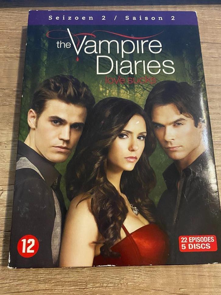 dvd box the vampire diaries seizoen 2, Cd's en Dvd's, Dvd's | Tv en Series, Zo goed als nieuw, Science Fiction en Fantasy, Boxset