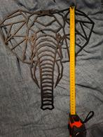 Metalen Wanddecoratie - Olifant, giraffe,, leeuw, Ophalen of Verzenden, Nieuw