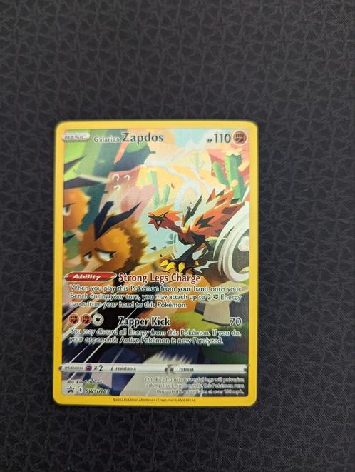 Galarian Zapdos #SWSH283 Pokemon Promo, Hobby en Vrije tijd, Verzamelkaartspellen | Pokémon, Zo goed als nieuw, Losse kaart, Foil