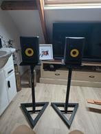KRK Classic 5 set + Swissonic M-Control + 2 standaards, Ophalen of Verzenden, Gebruikt, Minder dan 500 watt, Monitor(versterker)