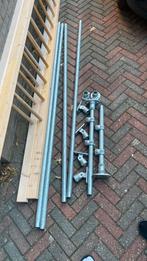 Steigerbuizen met hulpstukken, Doe-het-zelf en Verbouw, Steigers, Ophalen, Zo goed als nieuw, Overige typen, Minder dan 2 meter