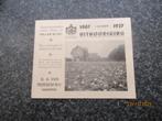 KAART- UITNODIGING  KWEKERIJ  VAN ROSSEM NAARDEN-1887-1937, Ophalen of Verzenden, Zo goed als nieuw